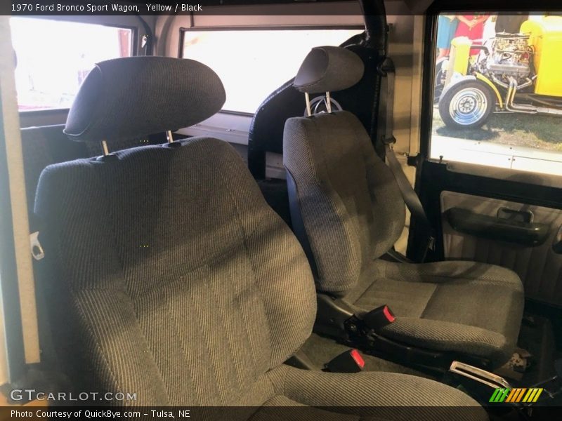 Yellow / Black 1970 Ford Bronco Sport Wagon