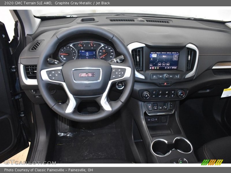 Graphite Gray Metallic / Jet Black 2020 GMC Terrain SLE AWD
