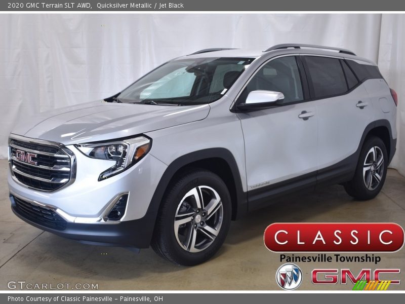Quicksilver Metallic / Jet Black 2020 GMC Terrain SLT AWD