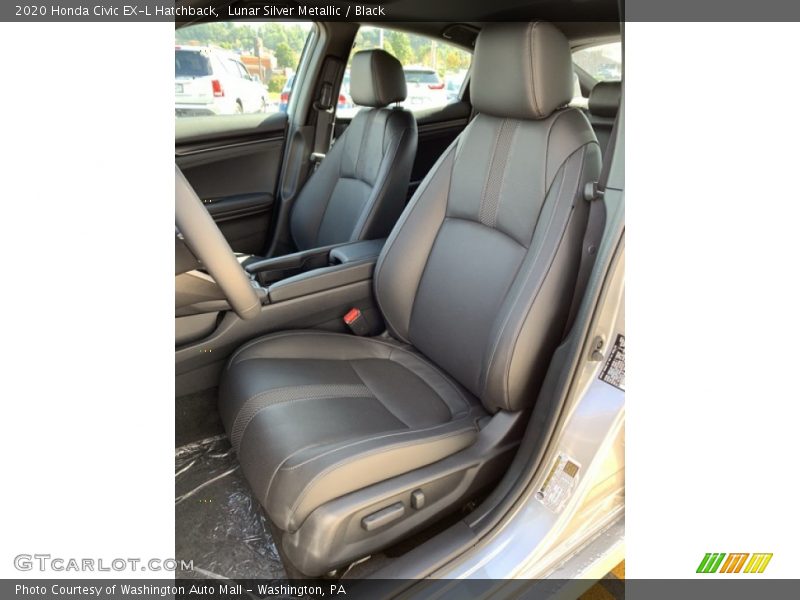 Front Seat of 2020 Civic EX-L Hatchback