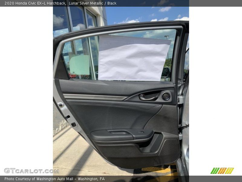 Lunar Silver Metallic / Black 2020 Honda Civic EX-L Hatchback