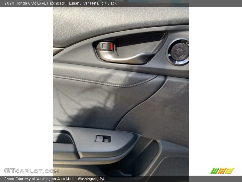 Lunar Silver Metallic / Black 2020 Honda Civic EX-L Hatchback