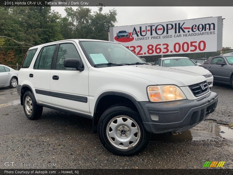 Taffeta White / Dark Gray 2001 Honda CR-V LX