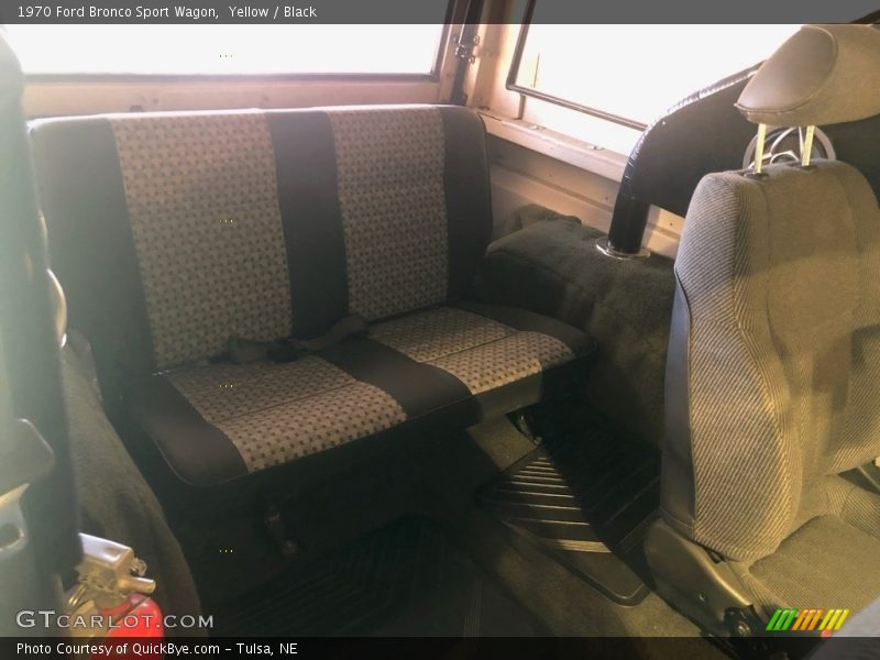 Yellow / Black 1970 Ford Bronco Sport Wagon