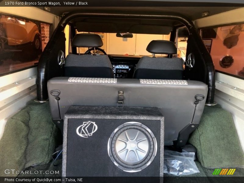 Yellow / Black 1970 Ford Bronco Sport Wagon