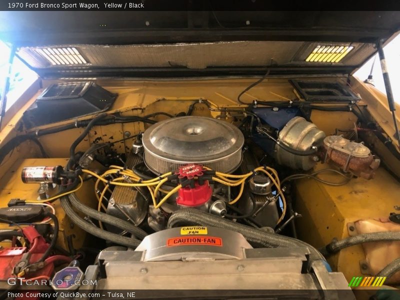 Yellow / Black 1970 Ford Bronco Sport Wagon