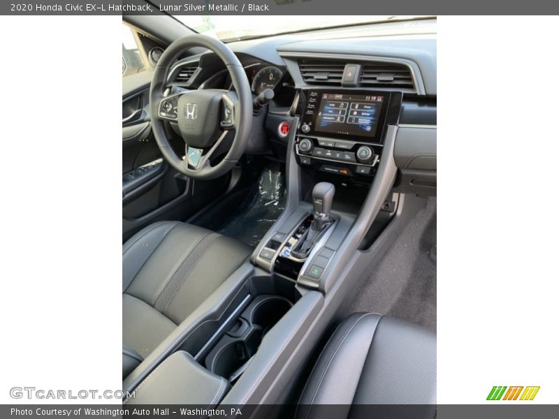 Lunar Silver Metallic / Black 2020 Honda Civic EX-L Hatchback