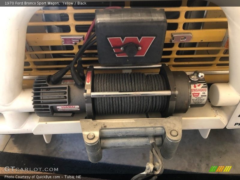 Yellow / Black 1970 Ford Bronco Sport Wagon