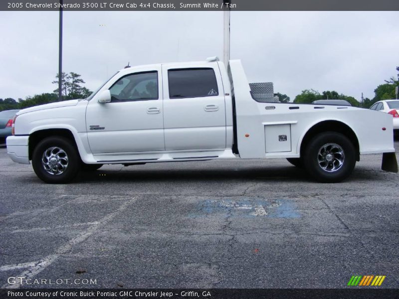Summit White / Tan 2005 Chevrolet Silverado 3500 LT Crew Cab 4x4 Chassis