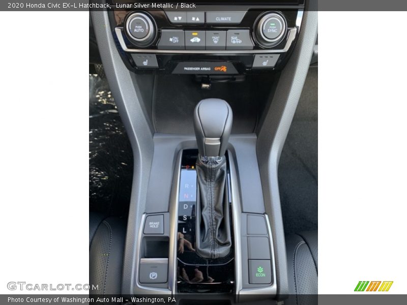  2020 Civic EX-L Hatchback CVT Automatic Shifter