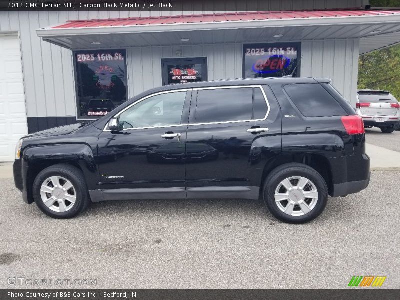 Carbon Black Metallic / Jet Black 2012 GMC Terrain SLE