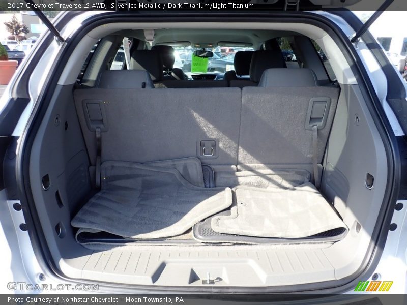 Silver Ice Metallic / Dark Titanium/Light Titanium 2017 Chevrolet Traverse LS AWD