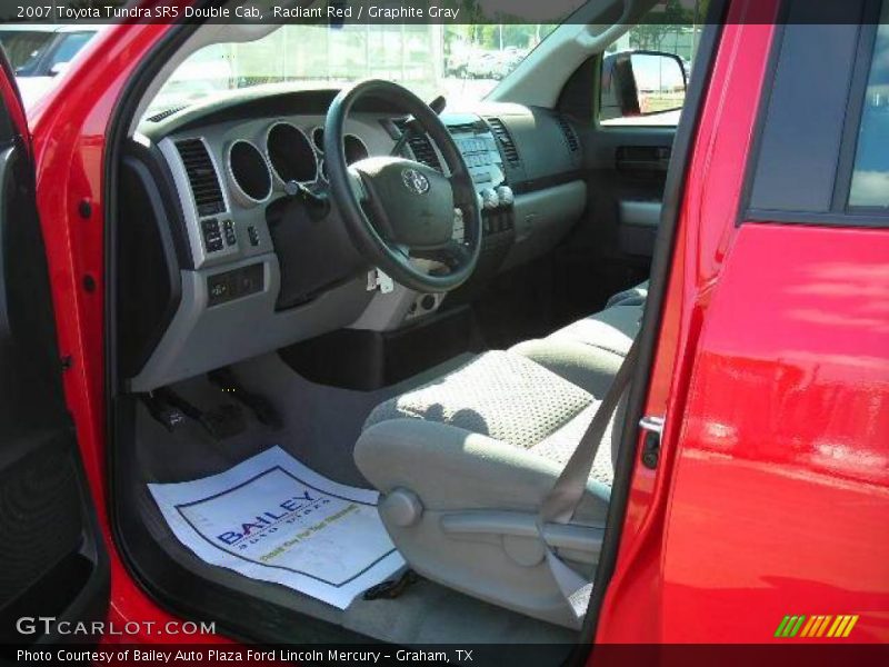 Radiant Red / Graphite Gray 2007 Toyota Tundra SR5 Double Cab