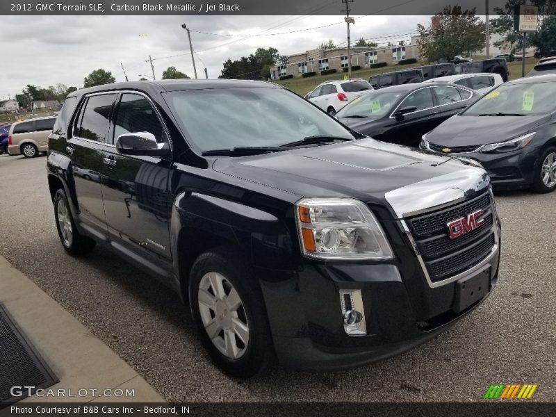 Carbon Black Metallic / Jet Black 2012 GMC Terrain SLE