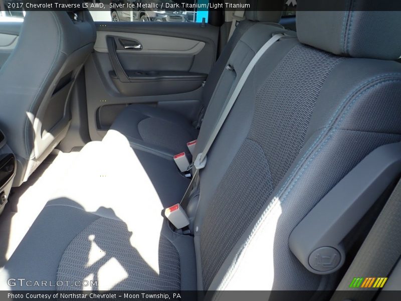 Silver Ice Metallic / Dark Titanium/Light Titanium 2017 Chevrolet Traverse LS AWD