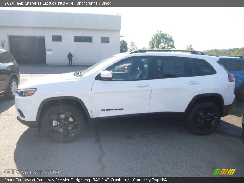Bright White / Black 2020 Jeep Cherokee Latitude Plus 4x4