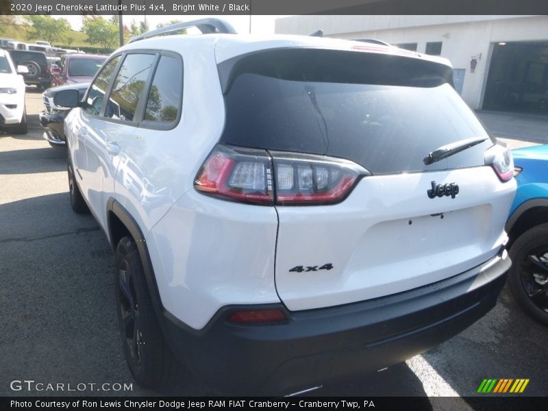 Bright White / Black 2020 Jeep Cherokee Latitude Plus 4x4