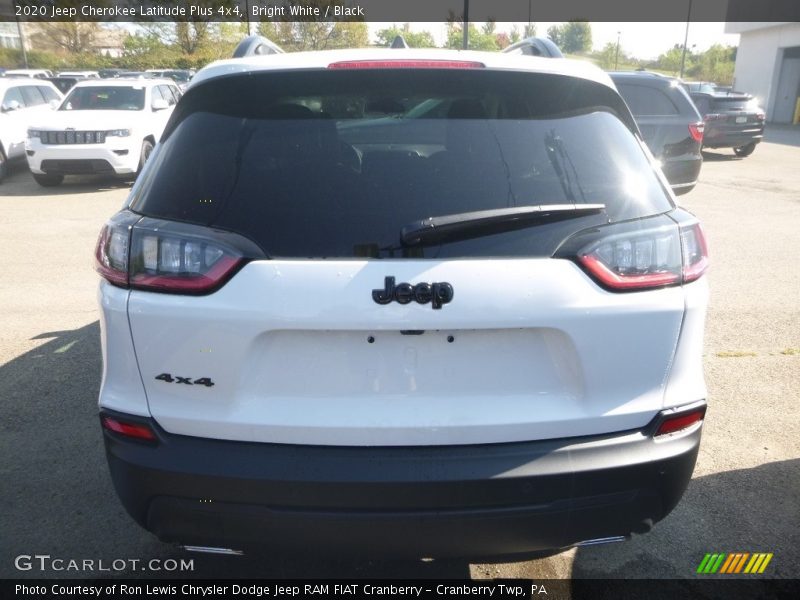 Bright White / Black 2020 Jeep Cherokee Latitude Plus 4x4