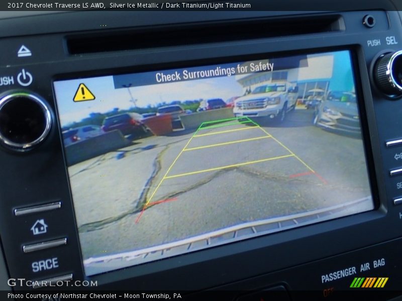 Silver Ice Metallic / Dark Titanium/Light Titanium 2017 Chevrolet Traverse LS AWD