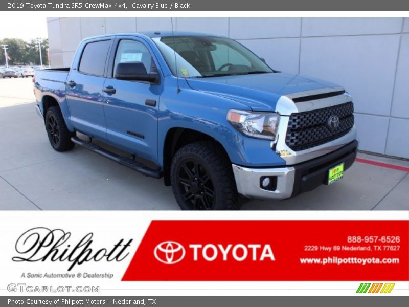 Cavalry Blue / Black 2019 Toyota Tundra SR5 CrewMax 4x4
