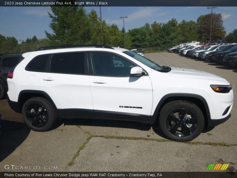 Bright White / Black 2020 Jeep Cherokee Latitude Plus 4x4