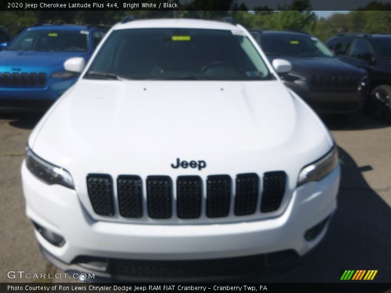 Bright White / Black 2020 Jeep Cherokee Latitude Plus 4x4