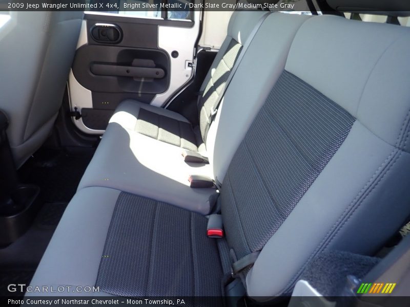 Bright Silver Metallic / Dark Slate Gray/Medium Slate Gray 2009 Jeep Wrangler Unlimited X 4x4