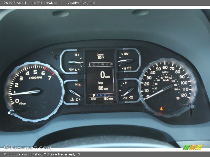Cavalry Blue / Black 2019 Toyota Tundra SR5 CrewMax 4x4
