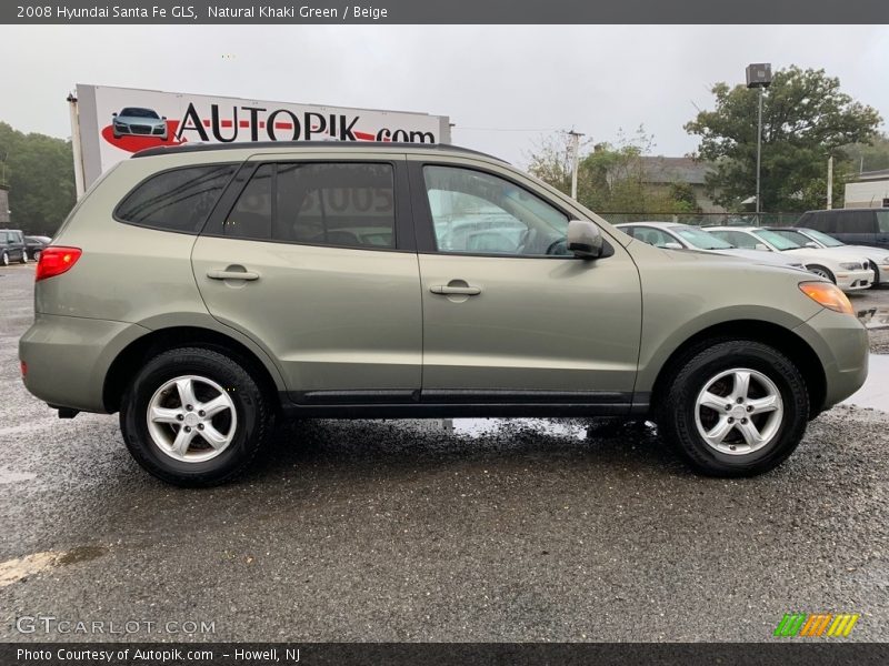 Natural Khaki Green / Beige 2008 Hyundai Santa Fe GLS