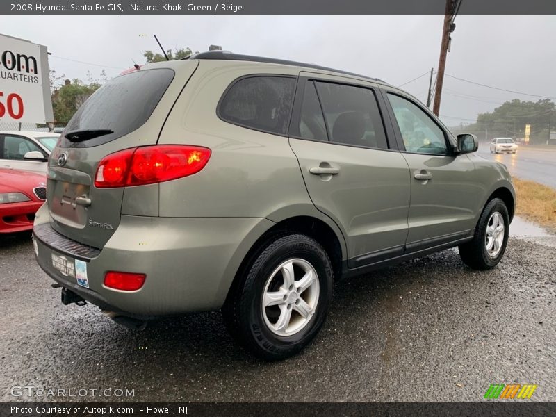 Natural Khaki Green / Beige 2008 Hyundai Santa Fe GLS