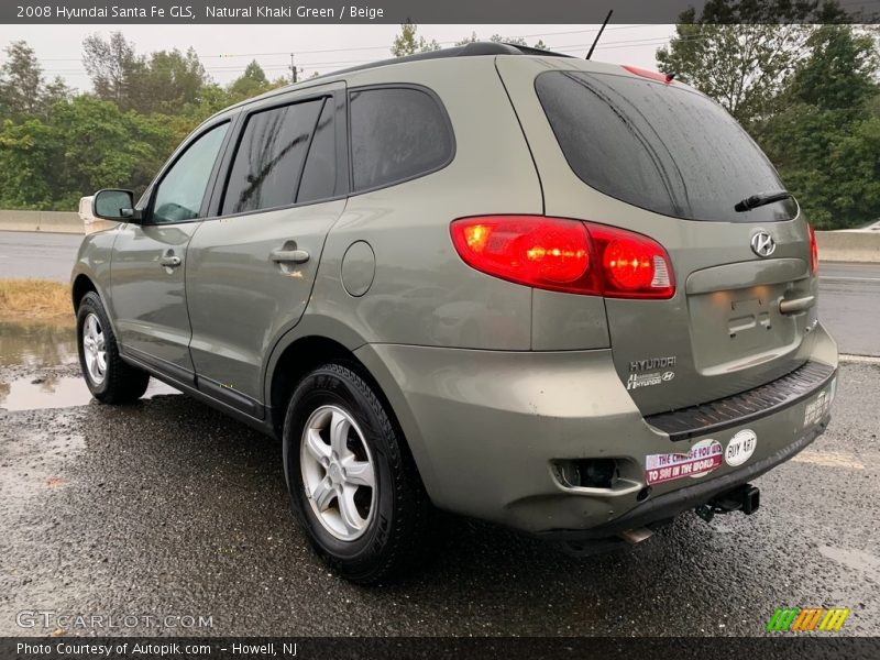 Natural Khaki Green / Beige 2008 Hyundai Santa Fe GLS