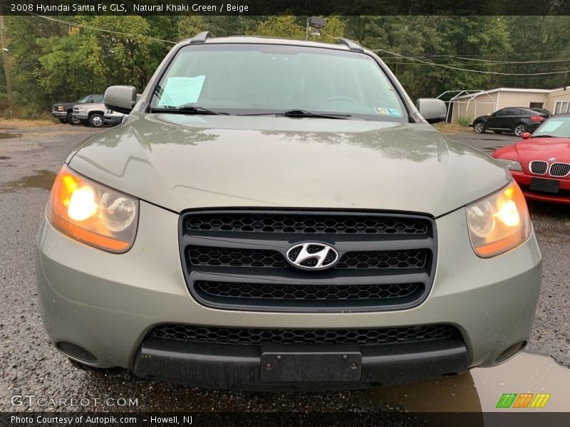 Natural Khaki Green / Beige 2008 Hyundai Santa Fe GLS