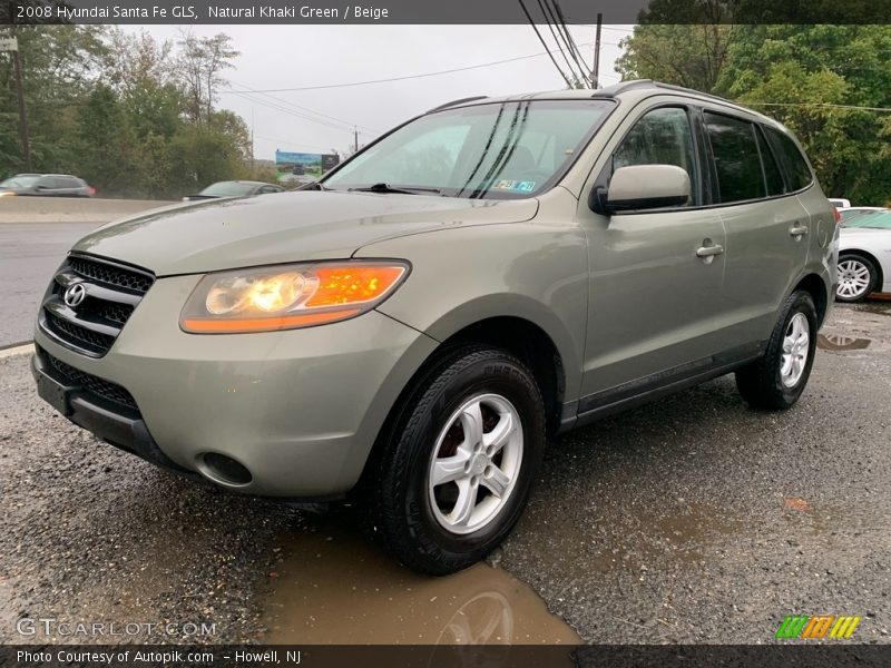 Natural Khaki Green / Beige 2008 Hyundai Santa Fe GLS