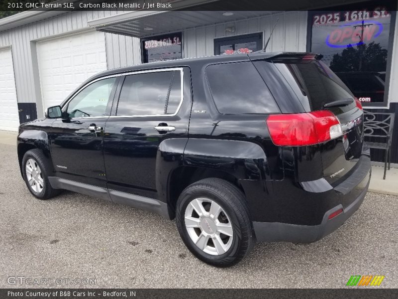 Carbon Black Metallic / Jet Black 2012 GMC Terrain SLE