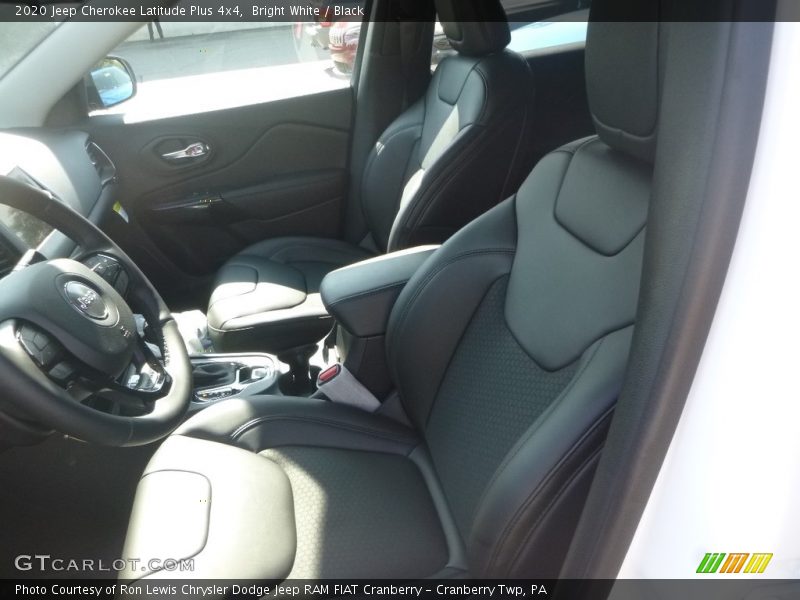 Bright White / Black 2020 Jeep Cherokee Latitude Plus 4x4