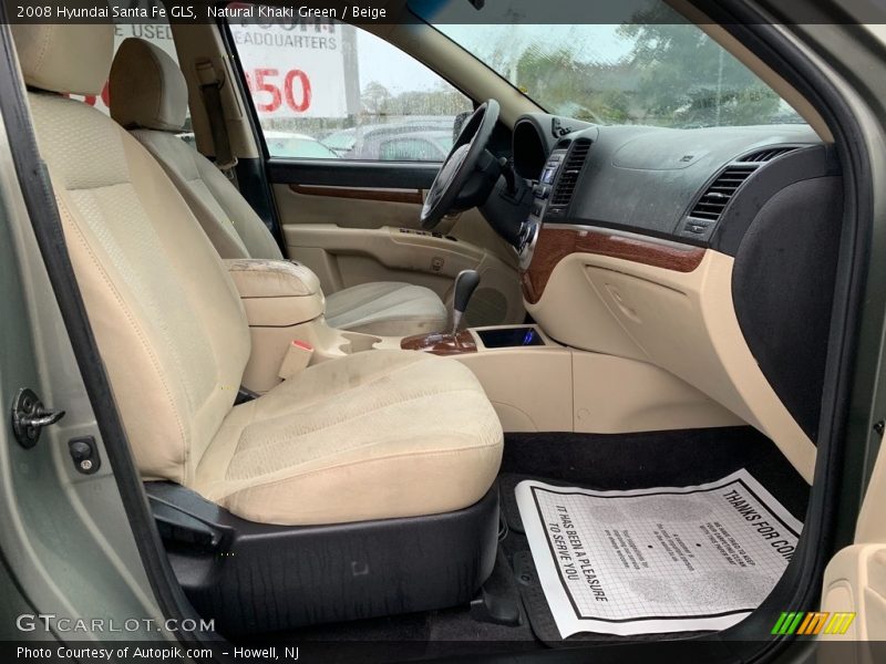 Natural Khaki Green / Beige 2008 Hyundai Santa Fe GLS