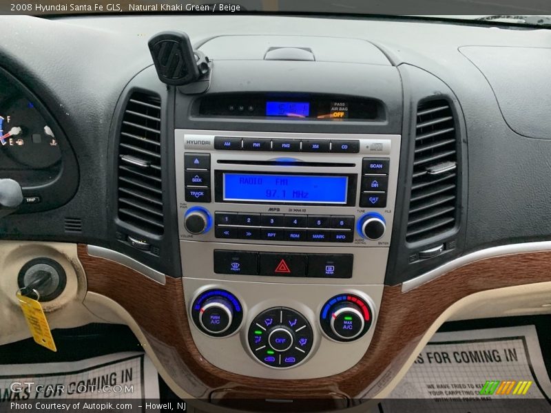 Natural Khaki Green / Beige 2008 Hyundai Santa Fe GLS