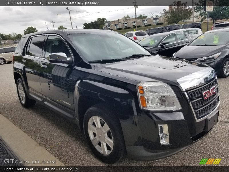 Carbon Black Metallic / Jet Black 2012 GMC Terrain SLE