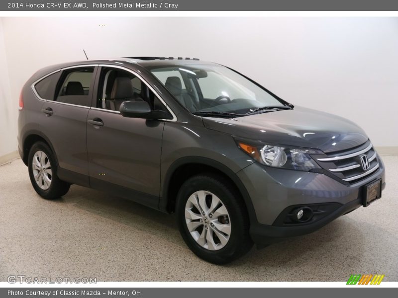 Polished Metal Metallic / Gray 2014 Honda CR-V EX AWD