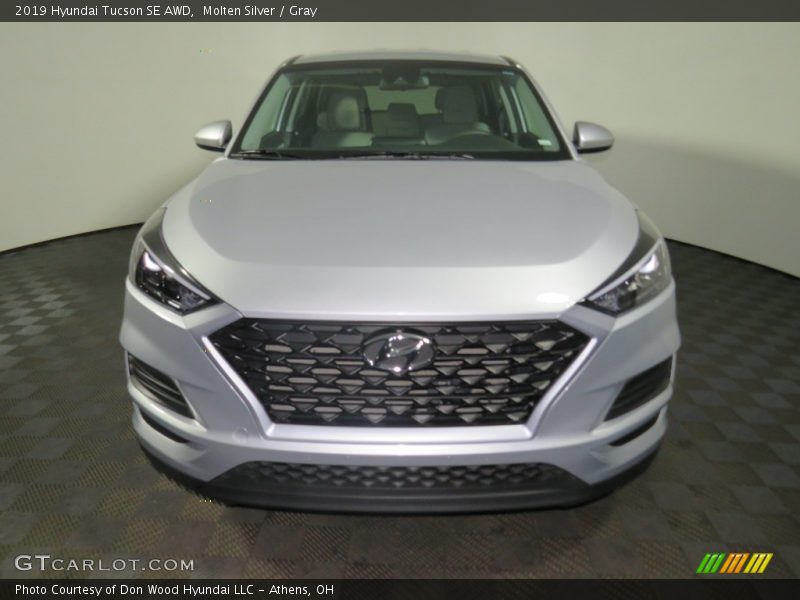 Molten Silver / Gray 2019 Hyundai Tucson SE AWD