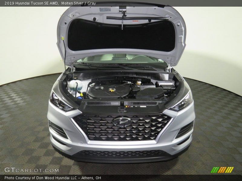 Molten Silver / Gray 2019 Hyundai Tucson SE AWD