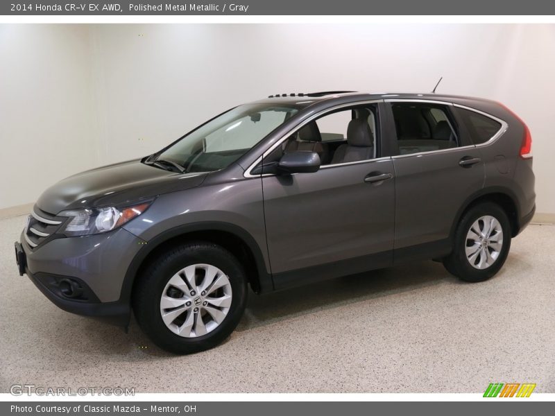 Polished Metal Metallic / Gray 2014 Honda CR-V EX AWD