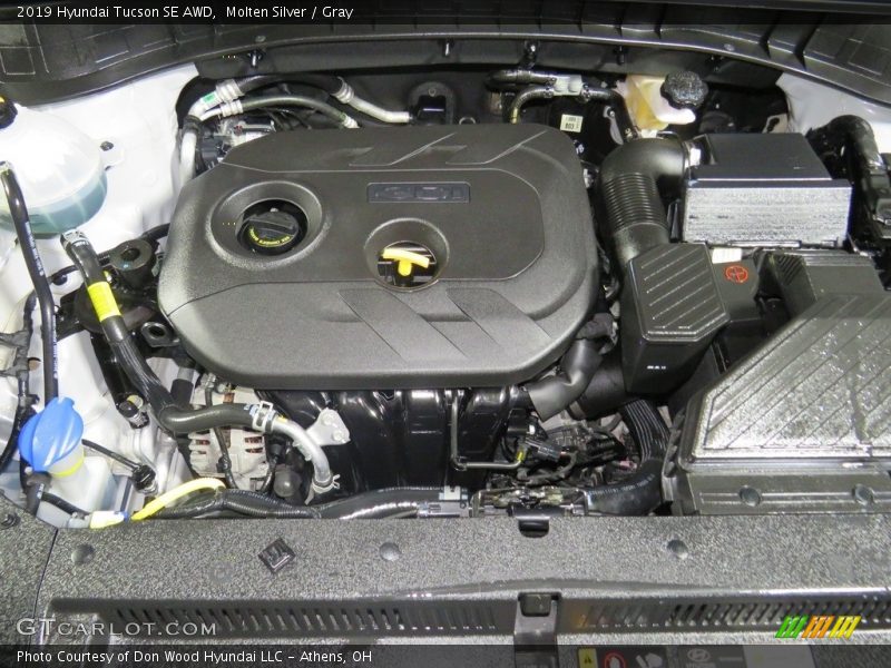 Molten Silver / Gray 2019 Hyundai Tucson SE AWD