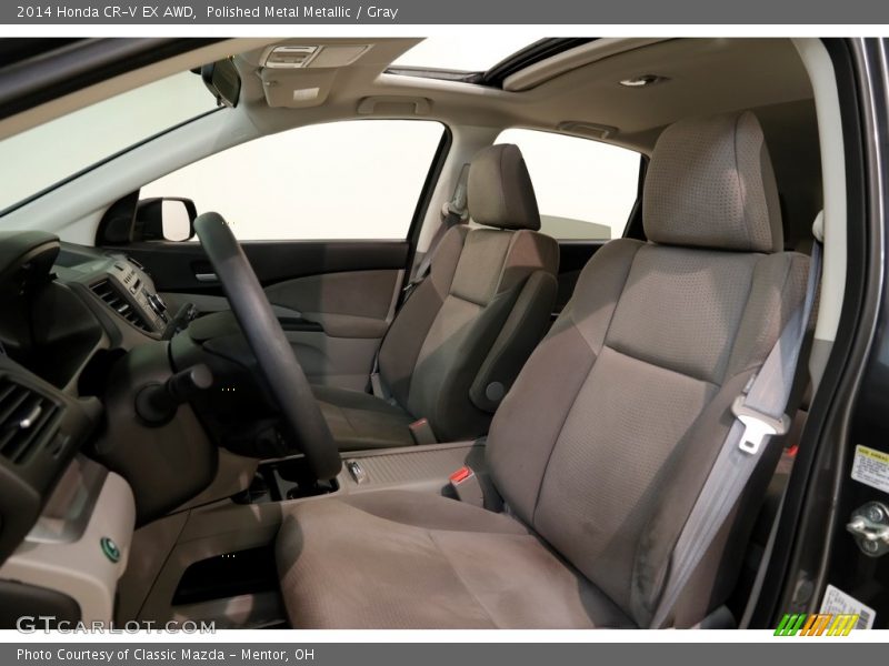 Polished Metal Metallic / Gray 2014 Honda CR-V EX AWD