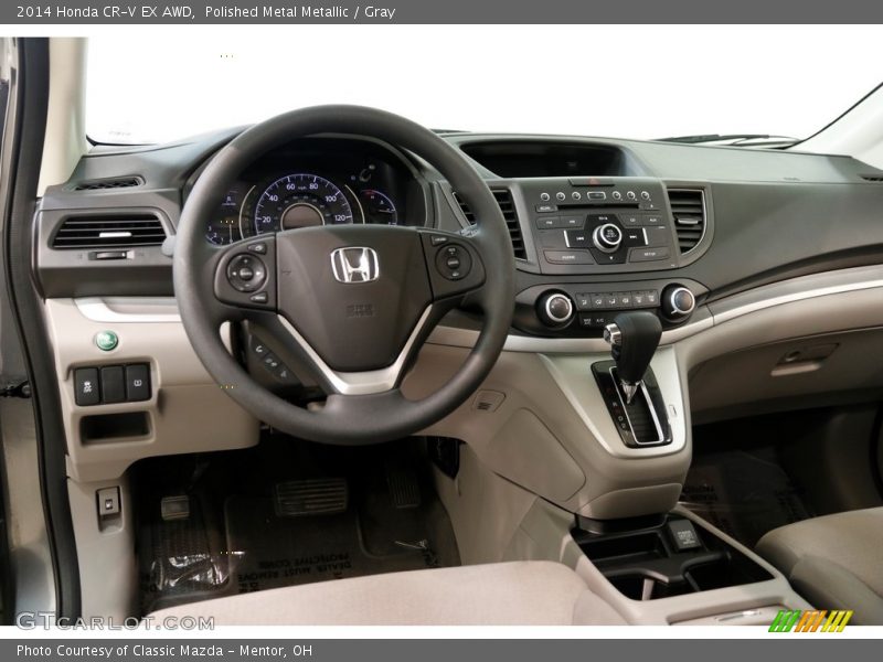 Polished Metal Metallic / Gray 2014 Honda CR-V EX AWD