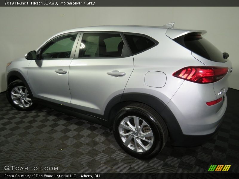 Molten Silver / Gray 2019 Hyundai Tucson SE AWD
