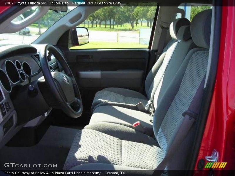 Radiant Red / Graphite Gray 2007 Toyota Tundra SR5 Double Cab