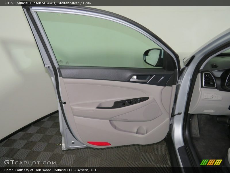 Molten Silver / Gray 2019 Hyundai Tucson SE AWD