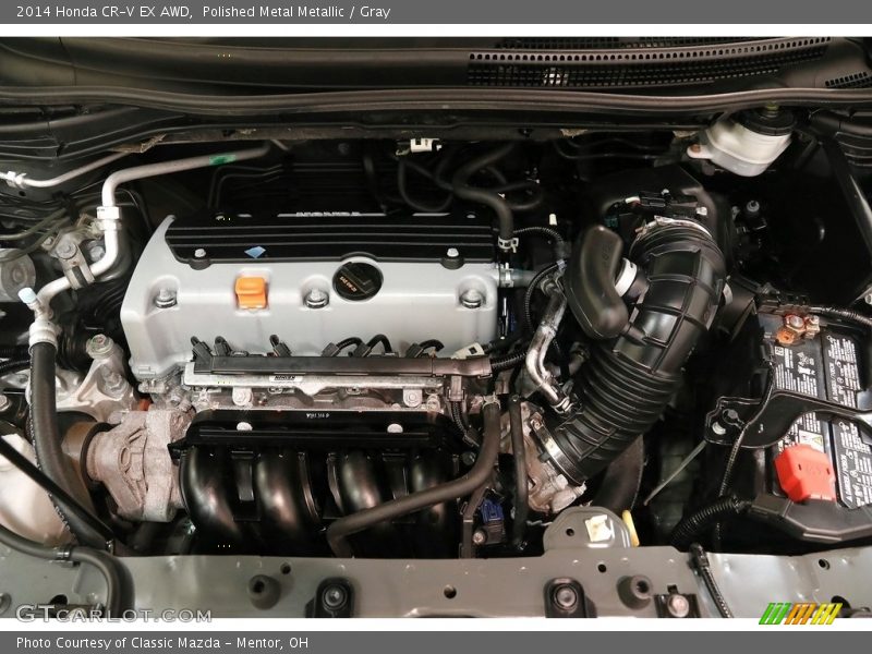 Polished Metal Metallic / Gray 2014 Honda CR-V EX AWD
