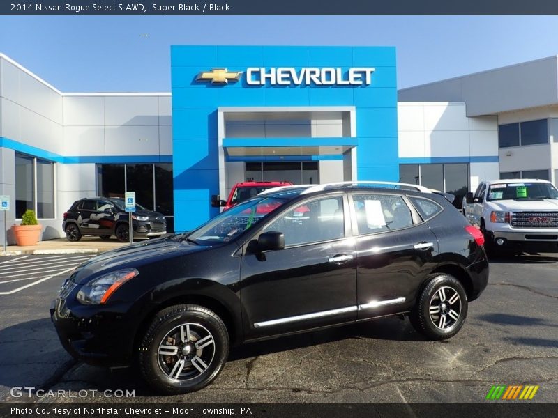 Super Black / Black 2014 Nissan Rogue Select S AWD